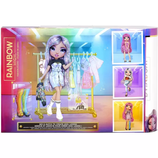 Rainbow High Fashion Studio with Avery Styles Fashion Doll Playset Includes Designer Outfits &amp; 2 Sparkly Wigs for 300+ Looks, Gifts for Kids &amp; Collectors, Toys for Kids Ages 6 7 8+ to 12 Years Old