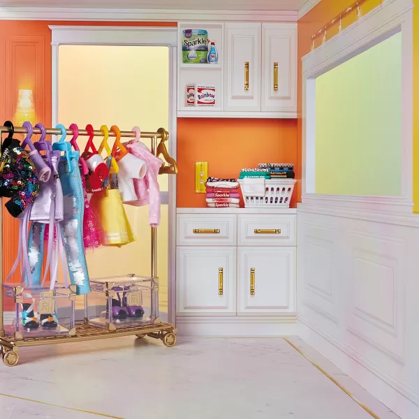 Rainbow High House – 3-Story Wood Doll House , Fully Furnished Fashion Dollhouse, Working Hot Tub, Shower, Elevator, 50+ Accessories, Gift Toy for Kids Ages 6 7 8+ to 12 Years, Fully Furnished Fashion Dollhouse, Working Hot Tub, Shower, Elevator, 50+ Accessories, Gift Toy for Kids Ages 6 7 8+ to 12 Years)