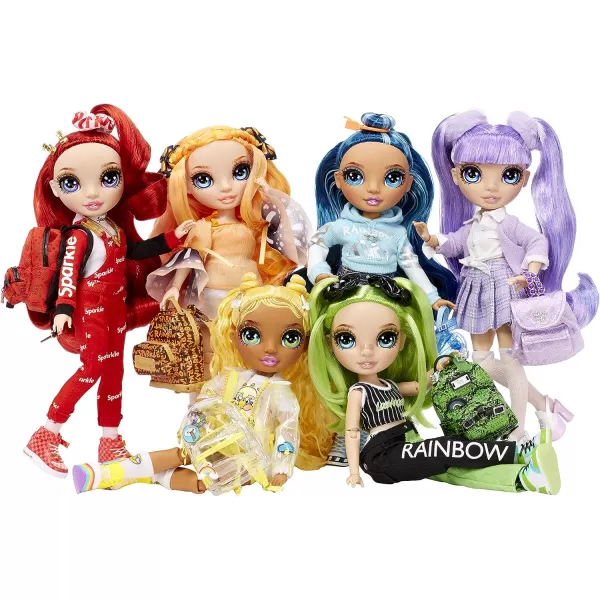 Rainbow High Jr High Jade Hunter - 9-inch Green Fashion Doll with Doll Accessories- Open and Closes Backpack, Great Gift for Kids 6-12 Years Old and Collectors