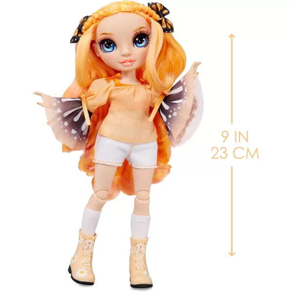 Rainbow High Jr High Poppy Rowan- 9-inch Orange Fashion Doll with Doll Accessories- Open and Closes Backpack, Great Gift for Kids 6-12 Years Old and Collectors