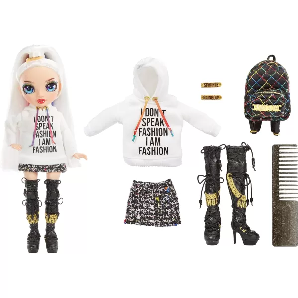 Rainbow High Jr High Series 2 Amaya Raine- 9" Rainbow Posable Fashion Doll with Designer Accessories and Open/Close Backpack. Great Toy Gift for Kids Ages 6-12 Years Old &amp; Collectors