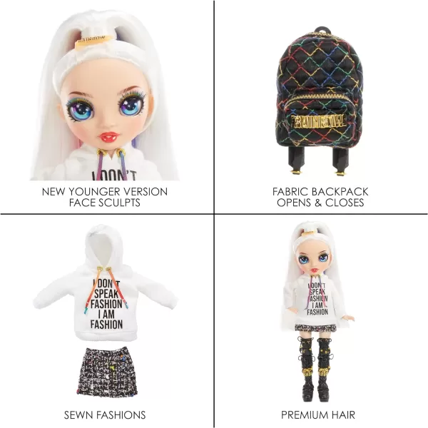 Rainbow High Jr High Series 2 Amaya Raine- 9" Rainbow Posable Fashion Doll with Designer Accessories and Open/Close Backpack. Great Toy Gift for Kids Ages 6-12 Years Old &amp; Collectors