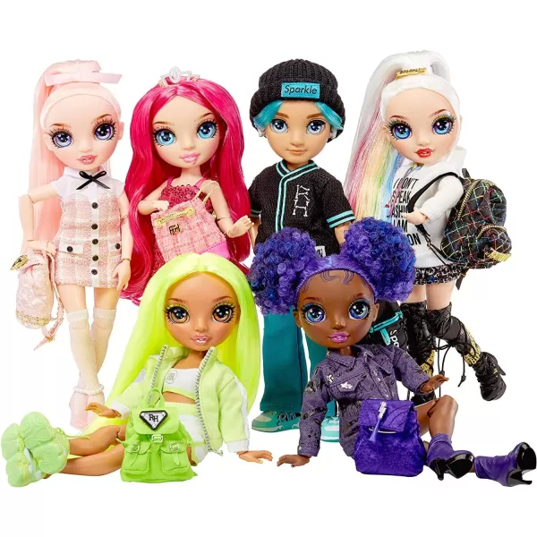 Rainbow High Jr High Series 2 Bella Parker- 9" Pink Posable Fashion Doll with Designer Accessories and Open/Close Backpack. Great Toy Gift for Kids Ages 6-12 Years Old &amp; Collectors