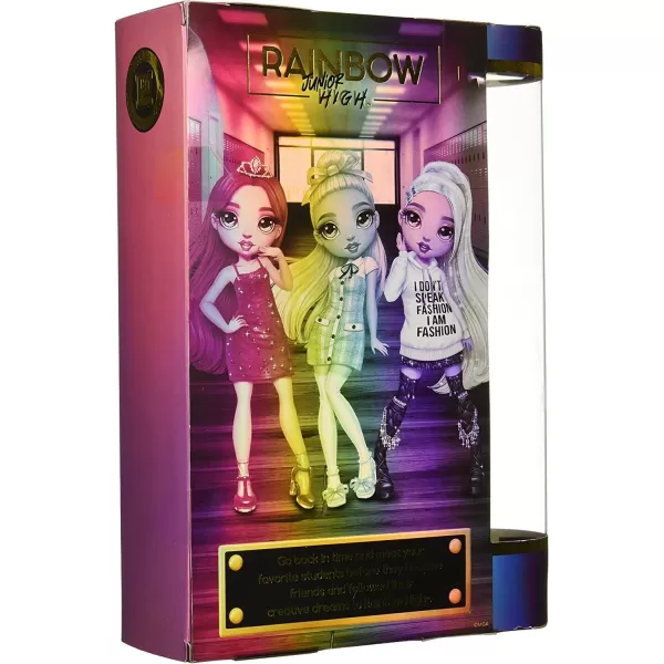 Rainbow High Jr High Series 2 Bella Parker- 9" Pink Posable Fashion Doll with Designer Accessories and Open/Close Backpack. Great Toy Gift for Kids Ages 6-12 Years Old &amp; Collectors