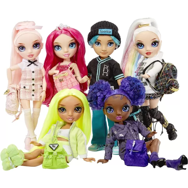 Rainbow High Jr High Series 2 River Kendall- 9" Teal Posable Fashion Doll with Designer Accessories and Open/Close Backpack. Great Toy Gift for Kids Ages 6-12 Years Old &amp; Collectors
