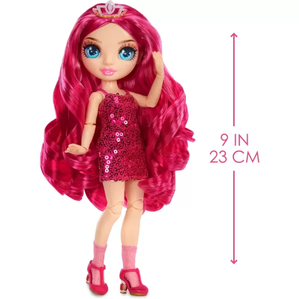 Rainbow High Jr High Series 2 Stella Monroe- 9" Fuchsia Pink Posable Fashion Doll with Designer Accessories and Open/Close Backpack. Great Toy Gift for Kids Ages 6-12 Years Old &amp; Collectors