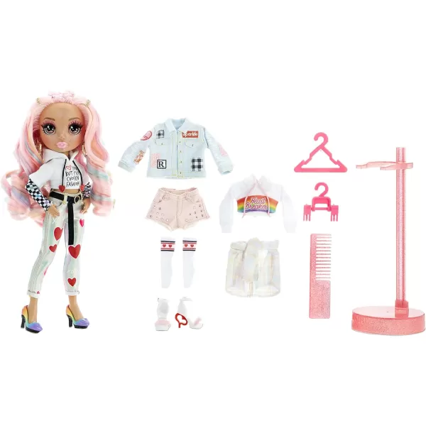 Rainbow High Kia Hart Fashion Doll with 2 Complete Mix &amp; Match Designer Outfits and Accessories, Fully Posable, Toys for Kids &amp; Gift for Collectors, Great Gift for Ages 6-12+ Years Multicolor