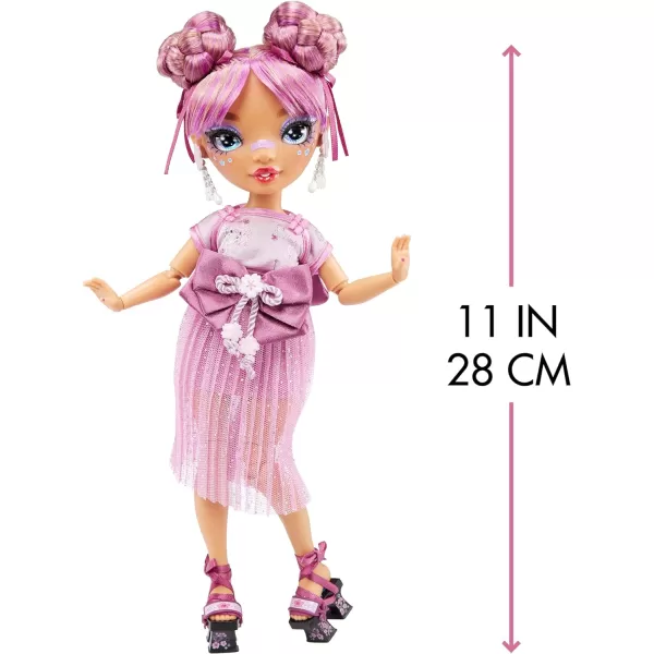 Rainbow High Lila Yamamoto- Mauve Purple Fashion Doll. 2 Designer Outfits to Mix &amp; Match with Accessories, Great Gift for Kids 6-12 Years Old and Collectors