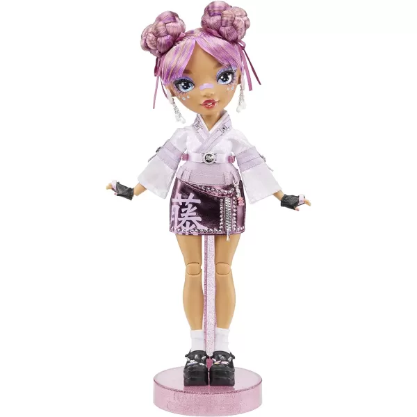 Rainbow High Lila Yamamoto- Mauve Purple Fashion Doll. 2 Designer Outfits to Mix &amp; Match with Accessories, Great Gift for Kids 6-12 Years Old and Collectors