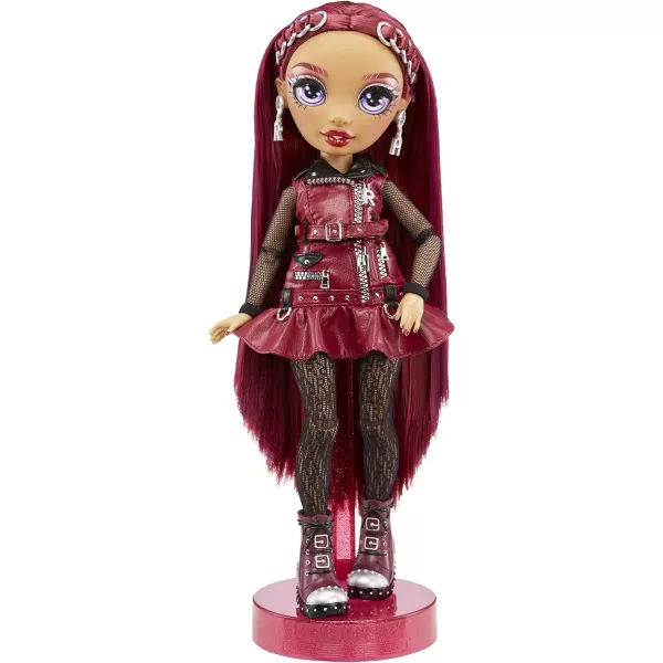 Rainbow High Mila Berrymore- Burgundy Red Fashion Doll. 2 Designer Outfits to Mix &amp; Match with Accessories, Great Gift for Kids 6-12 Years Old and Collectors-Multicolor