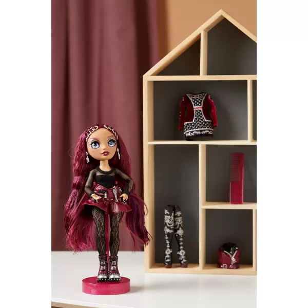 Rainbow High Mila Berrymore- Burgundy Red Fashion Doll. 2 Designer Outfits to Mix &amp; Match with Accessories, Great Gift for Kids 6-12 Years Old and Collectors-Multicolor