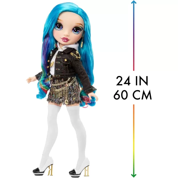 Rainbow High My Runway Friend, Amaya Raine New 24-inch Fashion Doll &amp; 25+ Accessories, Special Edition Rainbow Hair Poseable, Gift for Kids and Collectors, Toys for Kids Ages 6 7 8+ to 12 Years Old, Multicolor