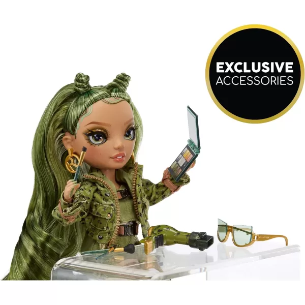 Rainbow High Olivia- Camo Green Fashion Doll. Fashionable Outfit &amp; 10+ Colorful Play Accessories. Great Gift for Kids 4-12 Years Old and Collectors.