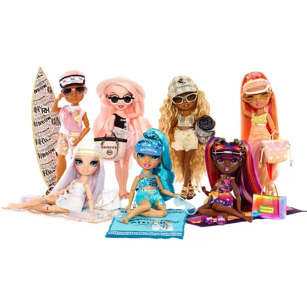 Rainbow High Pacific Coast Margot De Perla- Opal  Fashion Doll with 2 Designer Outfits, Pool Accessories Playset, Interchangeable Legs, Toys for Kids Fashion Doll with 2 Designer Outfits, Pool Accessories Playset, Interchangeable Legs, Toys for Kids)