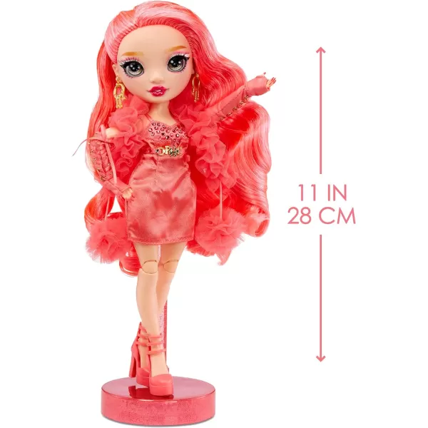 Rainbow High Priscilla- Pink Fashion Doll. Fashionable Outfit &amp; 10+ Colorful Play Accessories. Great Gift for Kids 4-12 Years Old and Collectors.
