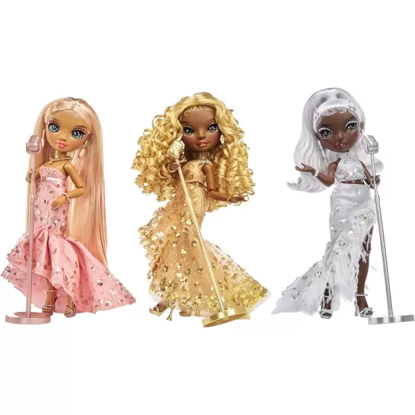 Rainbow High Rainbow Vision Rainbow Divas- Meline Luxe  Posable Fashion Doll with 2 Designer Outfits to Mix &amp; Match + Vanity Playset, Great Toy Gift for Kids 6-12 Years Old &amp; Collectors Posable Fashion Doll with 2 Designer Outfits to Mix &amp; Match + Vanity Playset, Great Toy Gift for Kids 6-12 Years Old &amp; Collectors)