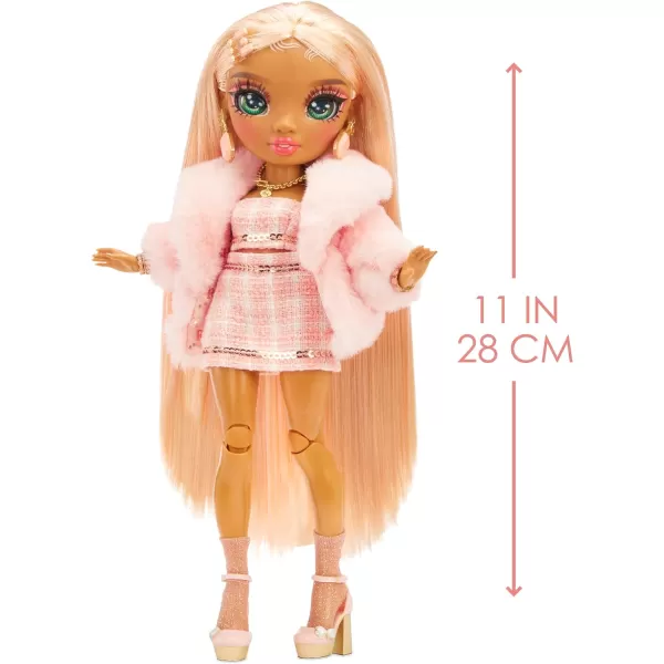 Rainbow High Rainbow Vision Rainbow Divas- Sabrina St. Cloud  Posable Fashion Doll w/ 2 Designer Outfits Mix &amp; Match+Vanity Playset, Great Toy Gifts Kids 6-12 Years Old &amp; Collectors Posable Fashion Doll w/ 2 Designer Outfits Mix &amp; Match+Vanity Playset, Great Toy Gifts Kids 6-12 Years Old &amp; Collectors)