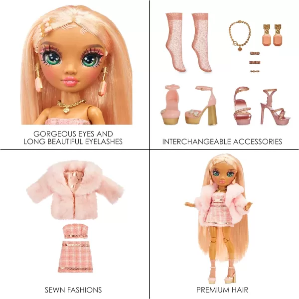 Rainbow High Rainbow Vision Rainbow Divas- Sabrina St. Cloud  Posable Fashion Doll w/ 2 Designer Outfits Mix &amp; Match+Vanity Playset, Great Toy Gifts Kids 6-12 Years Old &amp; Collectors Posable Fashion Doll w/ 2 Designer Outfits Mix &amp; Match+Vanity Playset, Great Toy Gifts Kids 6-12 Years Old &amp; Collectors)