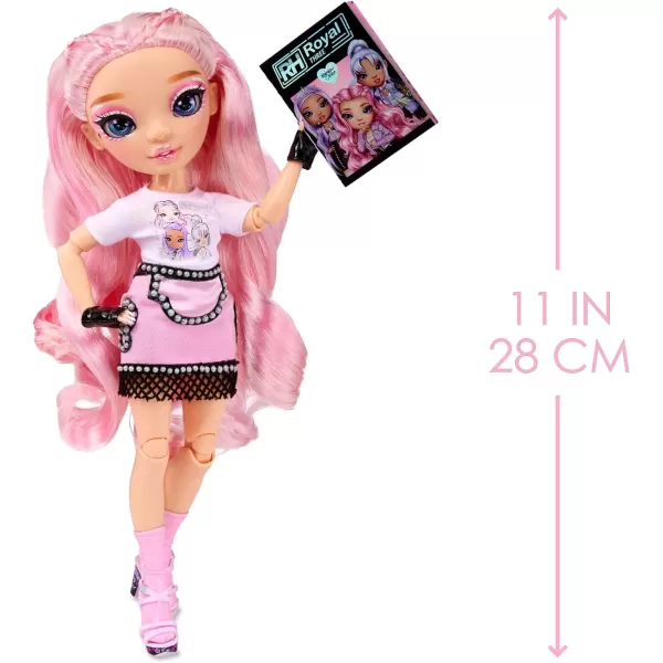 Rainbow High Rainbow Vision Royal Three K-Pop- Minnie Choi Posable Fashion Doll w/2 Designer Outfits to Mix &amp; Match w/Microphone Headset &amp; Band Merch, Great Toy Gift Kids 6-12 Years Old &amp; Collectors