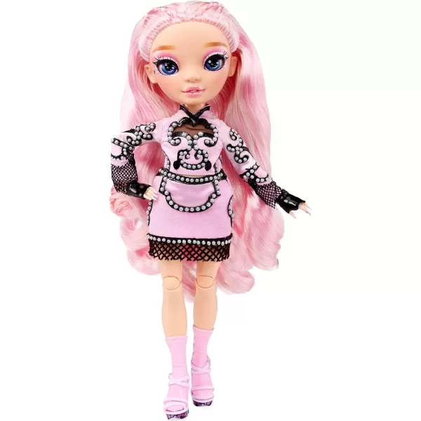 Rainbow High Rainbow Vision Royal Three K-Pop- Minnie Choi Posable Fashion Doll w/2 Designer Outfits to Mix &amp; Match w/Microphone Headset &amp; Band Merch, Great Toy Gift Kids 6-12 Years Old &amp; Collectors