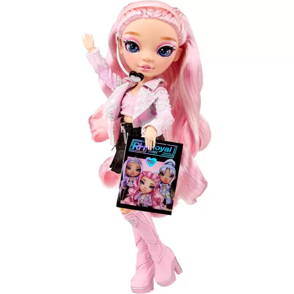Rainbow High Rainbow Vision Royal Three K-Pop- Minnie Choi Posable Fashion Doll w/2 Designer Outfits to Mix &amp; Match w/Microphone Headset &amp; Band Merch, Great Toy Gift Kids 6-12 Years Old &amp; Collectors