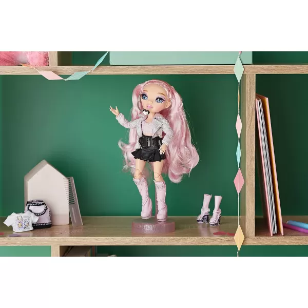 Rainbow High Rainbow Vision Royal Three K-Pop- Minnie Choi Posable Fashion Doll w/2 Designer Outfits to Mix &amp; Match w/Microphone Headset &amp; Band Merch, Great Toy Gift Kids 6-12 Years Old &amp; Collectors