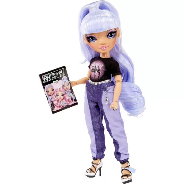Rainbow High Rainbow Vision Royal Three K-Pop- Tessa Park Posable Fashion Doll w/2 Designer Outfits to Mix &amp; Match w/Microphone Headset &amp; Band Merch, Great Toy Gifts Kids 6-12 Years Old &amp; Collectors