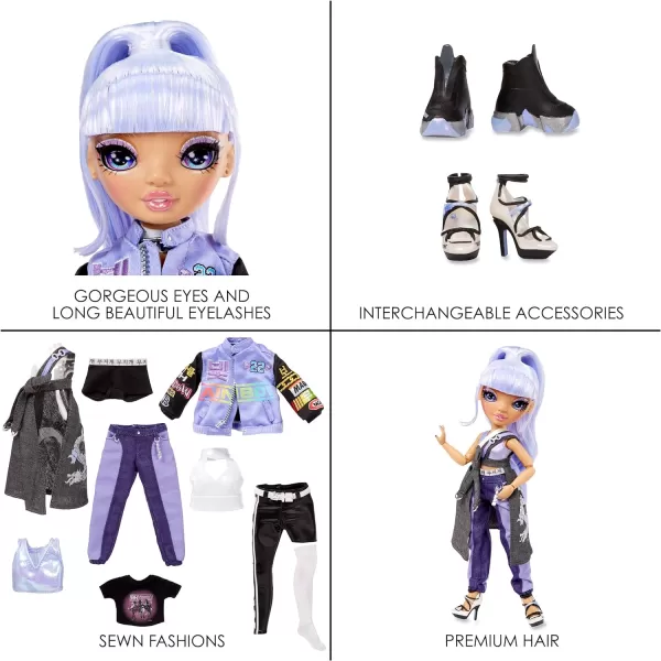 Rainbow High Rainbow Vision Royal Three K-Pop- Tessa Park Posable Fashion Doll w/2 Designer Outfits to Mix &amp; Match w/Microphone Headset &amp; Band Merch, Great Toy Gifts Kids 6-12 Years Old &amp; Collectors