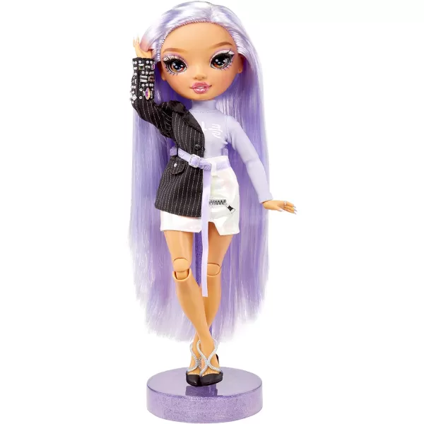 Rainbow High Rainbow Vision Royal Three K-Pop- Tiara Song Posable Fashion Doll w/2 Designer Outfits to Mix &amp; Match w/Microphone Headset &amp; Band Merch, Great Toy Gift Kids 6-12 Years Old &amp; Collectors