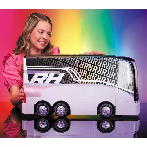 Rainbow High Rainbow Vision World Tour Bus &amp; Stage. 4-in-1 Light-Up Play Deluxe Toy Playset Including DJ Booth and Accessories for 360 Degrees Play, Great Gift for Kids 6-12 Years Old &amp; Collectors