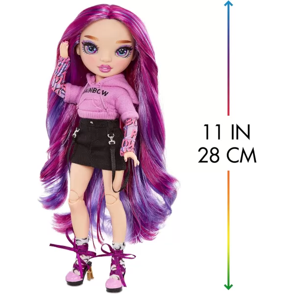 Rainbow High Series 3 EMI Vanda Fashion Doll – Orchid  with 2 Designer Outfits to Mix &amp; Match with Accessories, Gift for Kids and Collectors, Toys for Kids Ages 6 7 8+ to 12 Years Old with 2 Designer Outfits to Mix &amp; Match with Accessories, Gift for Kids and Collectors, Toys for Kids Ages 6 7 8+ to 12 Years Old)