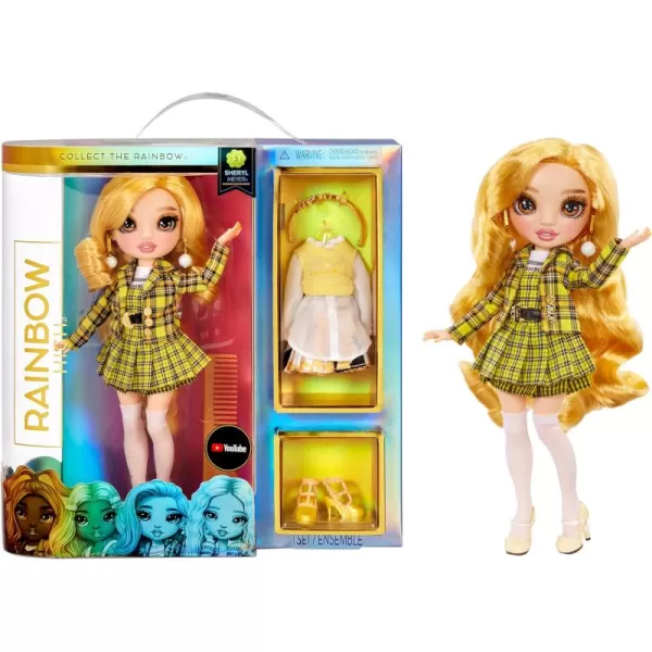 Rainbow High Series 3 Sheryl Meyer Fashion Doll – Marigold  with 2 Designer Outfits to Mix &amp; Match with Accessories, Gift for Kids and Collectors, Toys for Kids Ages 6 7 8+ to 12 Years Old with 2 Designer Outfits to Mix &amp; Match with Accessories, Gift for Kids and Collectors, Toys for Kids Ages 6 7 8+ to 12 Years Old)