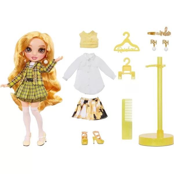 Rainbow High Series 3 Sheryl Meyer Fashion Doll – Marigold  with 2 Designer Outfits to Mix &amp; Match with Accessories, Gift for Kids and Collectors, Toys for Kids Ages 6 7 8+ to 12 Years Old with 2 Designer Outfits to Mix &amp; Match with Accessories, Gift for Kids and Collectors, Toys for Kids Ages 6 7 8+ to 12 Years Old)