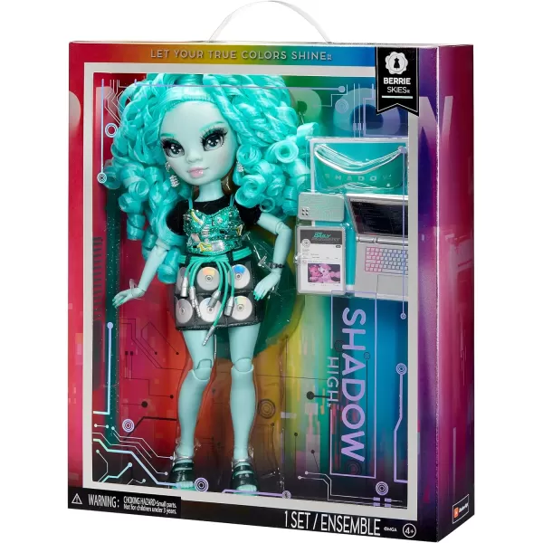 Rainbow High Shadow High Berrie - Blue Fashion Doll. Fashionable Outfit &amp; 10+ Colorful Play Accessories. Great Gift for Kids 4-12 Years Old &amp; Collectors