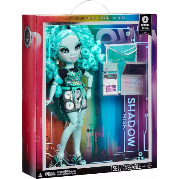 Rainbow High Shadow High Berrie - Blue Fashion Doll. Fashionable Outfit &amp; 10+ Colorful Play Accessories. Great Gift for Kids 4-12 Years Old &amp; Collectors