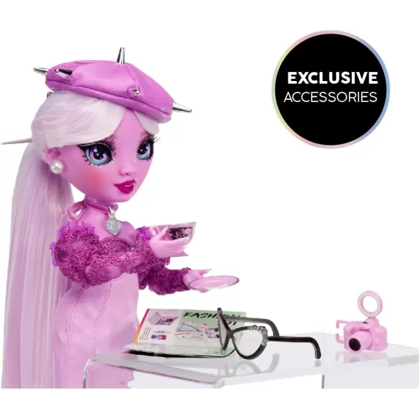 Rainbow High Shadow High Lavender - Purple Fashion Doll. Fashionable Outfit, Extra Long Hair, Glasses &amp; 10+ Colorful Play Accessories. Great Gift for Kids 4-12 Years Old &amp; Collectors