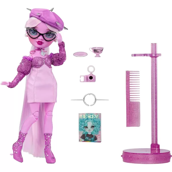Rainbow High Shadow High Lavender - Purple Fashion Doll. Fashionable Outfit, Extra Long Hair, Glasses &amp; 10+ Colorful Play Accessories. Great Gift for Kids 4-12 Years Old &amp; Collectors