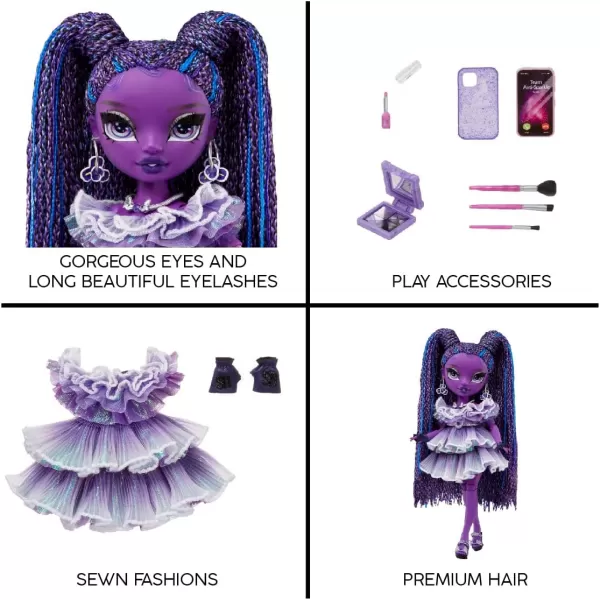 Rainbow High Shadow High Monique Verbena - Purple Fashion Doll. Fashionable Outfit &amp; 10+ Colorful Play Accessories. Great Gift for Kids 4-12 Years Old &amp; Collectors