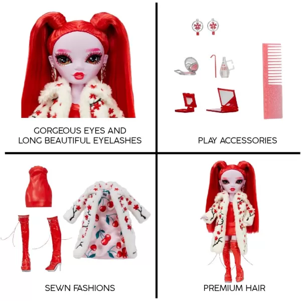 Rainbow High Shadow High Rosie - Red Fashion Doll. Fashionable Outfit, Extra Long Hair &amp; 10+ Colorful Play Accessories. Great Gift for Kids 4-12 Years Old &amp; Collectors