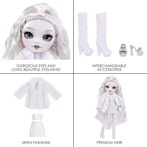 Rainbow High Shadow High Series 1 Natasha Zima- Grayscale Fashion Doll. 2 Designer Dove White Outfits to Mix &amp; Match with Accessories, Great Gift for Kids 6-12 Years Old and Collectors, )