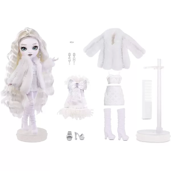 Rainbow High Shadow High Series 1 Natasha Zima- Grayscale Fashion Doll. 2 Designer Dove White Outfits to Mix &amp; Match with Accessories, Great Gift for Kids 6-12 Years Old and Collectors, )