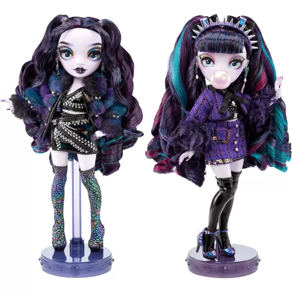Rainbow High Shadow High Special Edition Madison Twins- 2-Pack Fashion Doll. Yellow &amp; Grey Mix and Match Designer Outfits with Accessories, Great Gift for Kids 4-12 Years Old &amp; Collectors