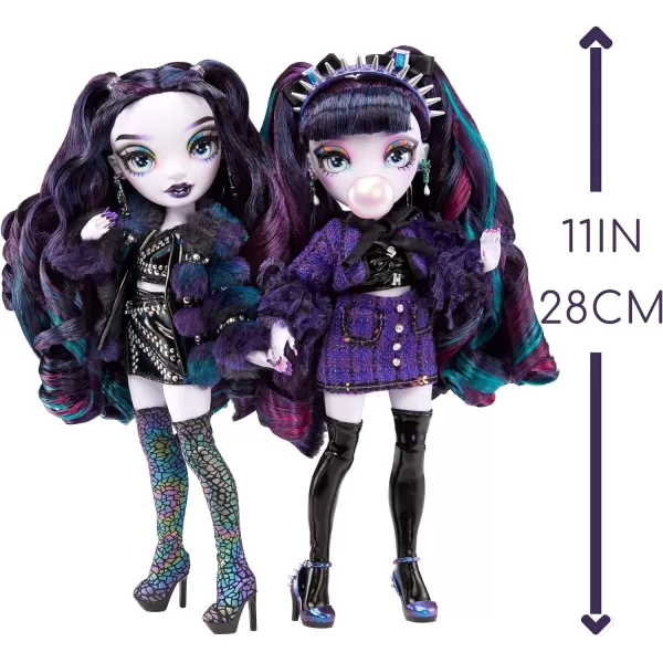 Rainbow High Shadow High Special Edition Madison Twins- 2-Pack Fashion Doll. Yellow &amp; Grey Mix and Match Designer Outfits with Accessories, Great Gift for Kids 4-12 Years Old &amp; Collectors