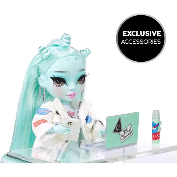 Rainbow High Shadow High Zooey Electra- Light Green Fashion Doll. Fashionable Outfit &amp; 10+ Colorful Play Accessories. Great Gift for Kids 4-12 Years Old &amp; Collectors