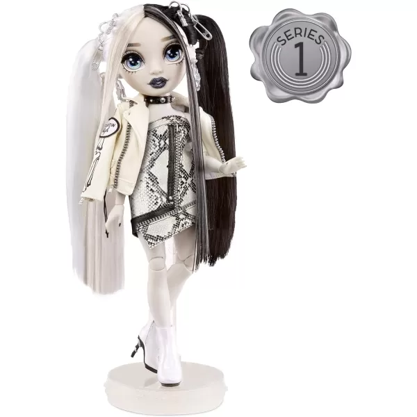 Rainbow High Shadow Series 1 Heather Grayson- Grayscale Fashion Doll. 2 Grey Designer Outfits to Mix &amp; Match with Accessories, Great Gift for Kids 6-12 Years Old and Collectors, Multicolor, 580782