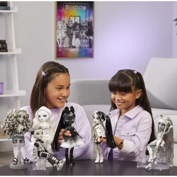 Rainbow High Shadow Series 1 Luna Madison- Grayscale Fashion Doll. 2 Metallic Grey Designer Outfits to Mix &amp; Match, Great Gift for Kids 6-12 Years Old and Collectors