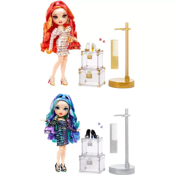 Rainbow High Special Edition Twin  Laurel &amp; Holly De'Vious Fashion Dolls, Multicolor Designer Metallic Outfits, Gift for Kids and Collectors, Toys for Kids Ages 6 7 8+ to 12 Years Old Laurel &amp; Holly De'Vious Fashion Dolls, Multicolor Designer Metallic Outfits, Gift for Kids and Collectors, Toys for Kids Ages 6 7 8+ to 12 Years Old)