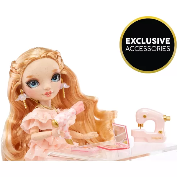 Rainbow High Victoria- Light Pink Fashion Doll and Freckles from Head to Toe. Fashionable Outfit &amp; 10+ Colorful Play Accessories. Great Gift for Kids 4-12 Years Old and Collectors.