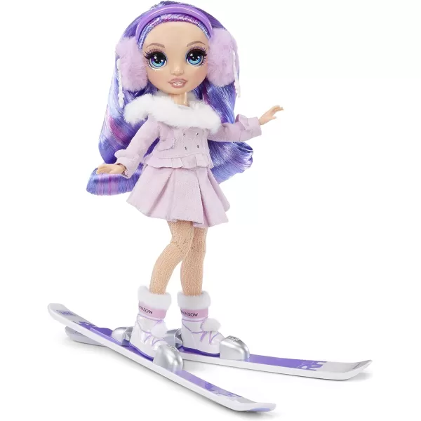 Rainbow High Winter Violet Willow – Purple Fashion Doll and Playset with 2 Designer Outfits, Pair of Skis and Accessories, Gift for Kids and Collectors, Toys for Kids Ages 6 7 8+ to 12 Years Old,574804EUC