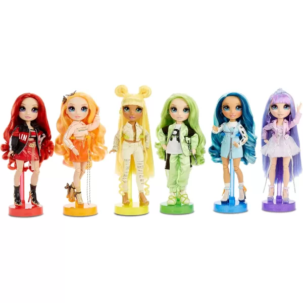 Rainbow Surprise Rainbow High Poppy Rowan - Orange Clothes Fashion Doll with 2 Complete Mix &amp; Match Outfits and Accessories, Toys for Kids 6 to 12 Years Old